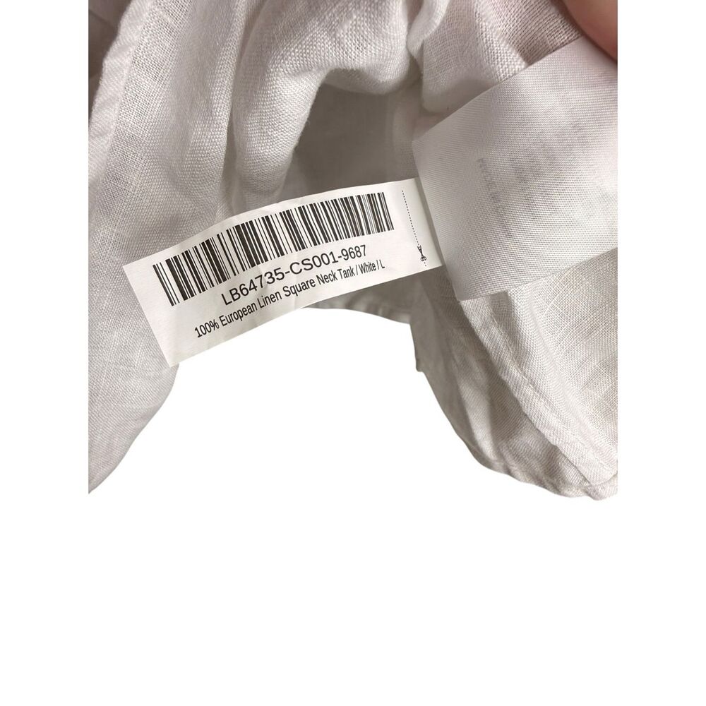 Quince Cream Linen-Look Layered Square-Neck Tank - Picture 10 of 10